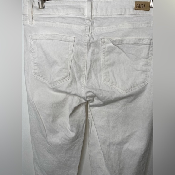 PAIGE Kylie Cropped Women's White Skinny Jeans - Picture 7 of 9